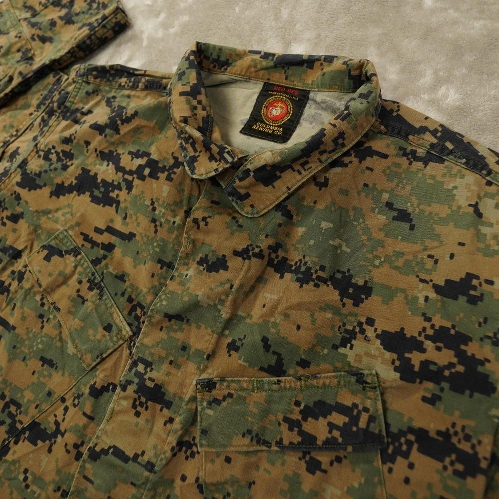 MARPAT US Navy Military Jacket Men's Medium-Reg Digital Green Camouflage Ripstop
